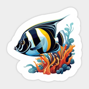 Moorish Idol Sticker